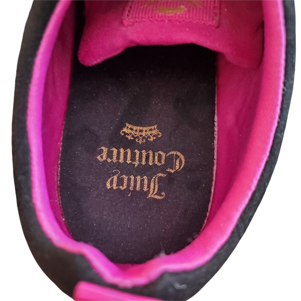 Juicy Couture Corin Bling Back Fuscia  Sneakers Sz. 6.5 - Picture 4 of 9